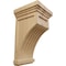 Ekena Millwork 5 1/2"W x 5 1/2"D x 10"H Fluted Mission Corbel, Cherry COR05X05X10FLCH - alternate 1